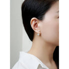 Interchangeable Pearl Earrings WE00038 | Possibilities - PEARLY LUSTRE