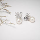 Elegant Freshwater Pearl Earrings WE00041 - PEARLY LUSTRE