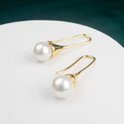 Elegant Freshwater Pearl Earrings WE00044 - PEARLY LUSTRE