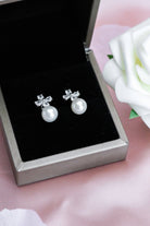 Elegant Freshwater Pearl Earrings WE00056 - PEARLY LUSTRE