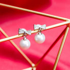 Elegant Freshwater Pearl Earrings WE00062 - PEARLY LUSTRE