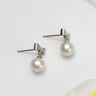 Elegant Freshwater Pearl Earrings WE00062 - PEARLY LUSTRE