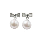 Elegant Freshwater Pearl Earrings WE00062 - PEARLY LUSTRE