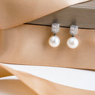 Elegant Freshwater Pearl Earrings WE00066 - PEARLY LUSTRE