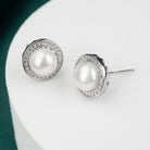 Elegant Freshwater Pearl Earrings WE00074 - PEARLY LUSTRE