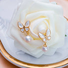 Elegant Freshwater Pearl Earrings WE00100 - PEARLY LUSTRE