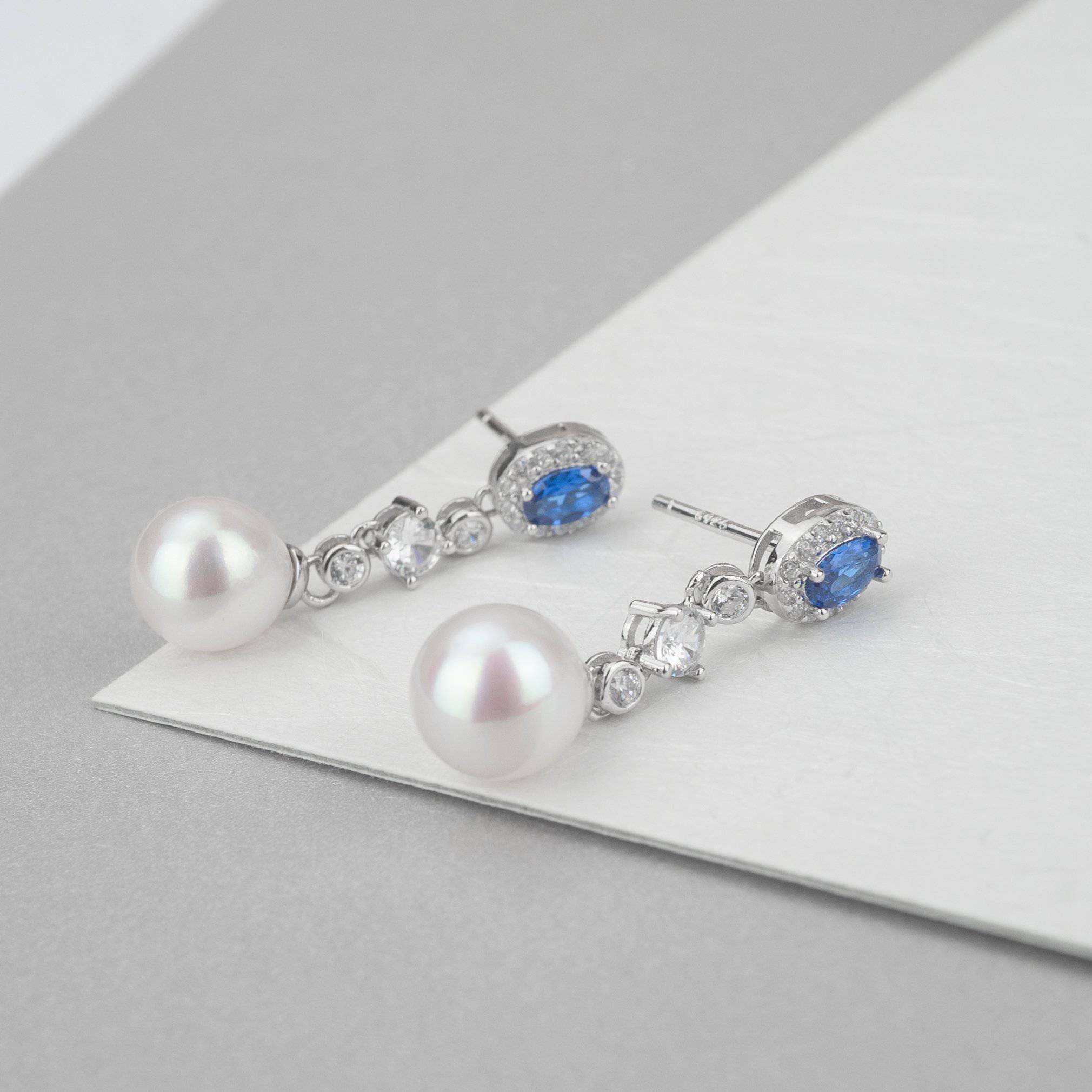 Ocean Star Freshwater Pearl Earrings WE00103 - PEARLY LUSTRE