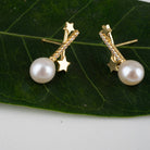 Elegant Freshwater Pearl Earrings WE00105 - PEARLY LUSTRE