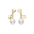 Elegant Freshwater Pearl Earrings WE00105 - PEARLY LUSTRE