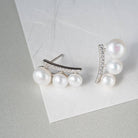 Elegant Freshwater Pearl Earrings WE00116 - PEARLY LUSTRE