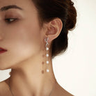 Elegant Freshwater Pearl Earrings WE00160 - PEARLY LUSTRE