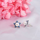 Ocean Star Freshwater Pearl Earrings WE00085 - PEARLY LUSTRE