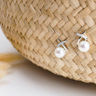 New Yorker Freshwater Pearl Earrings WE00138 - PEARLY LUSTRE