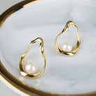 New Yorker Freshwater Pearl Earrings WE00145 - PEARLY LUSTRE