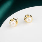 New Yorker Freshwater Pearl Earrings WE00166 - PEARLY LUSTRE