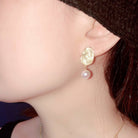 New Yorker Freshwater Pearl Earrings WE00169 - PEARLY LUSTRE