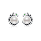 Panther Freshwater Pearl Earrings WE00119 | RAINFOREST - PEARLY LUSTRE