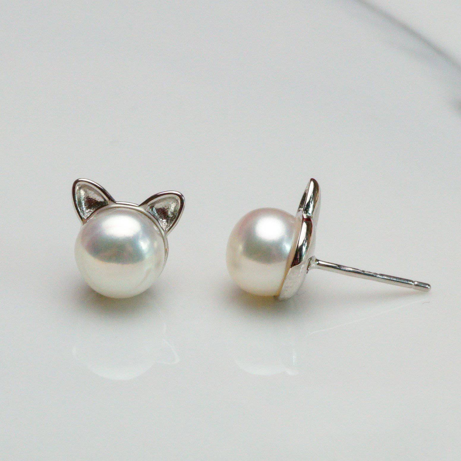 Wonderland Freshwater Pearl Earrings WE00059 - PEARLY LUSTRE