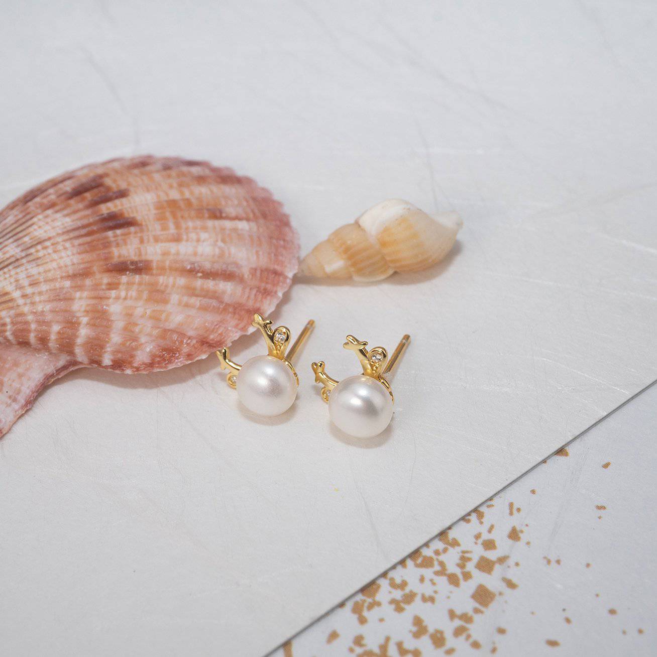 Wonderland Freshwater Pearl Earrings WE00134 - PEARLY LUSTRE