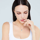 Elegant Freshwater Pearl Necklace WN00009 - PEARLY LUSTRE