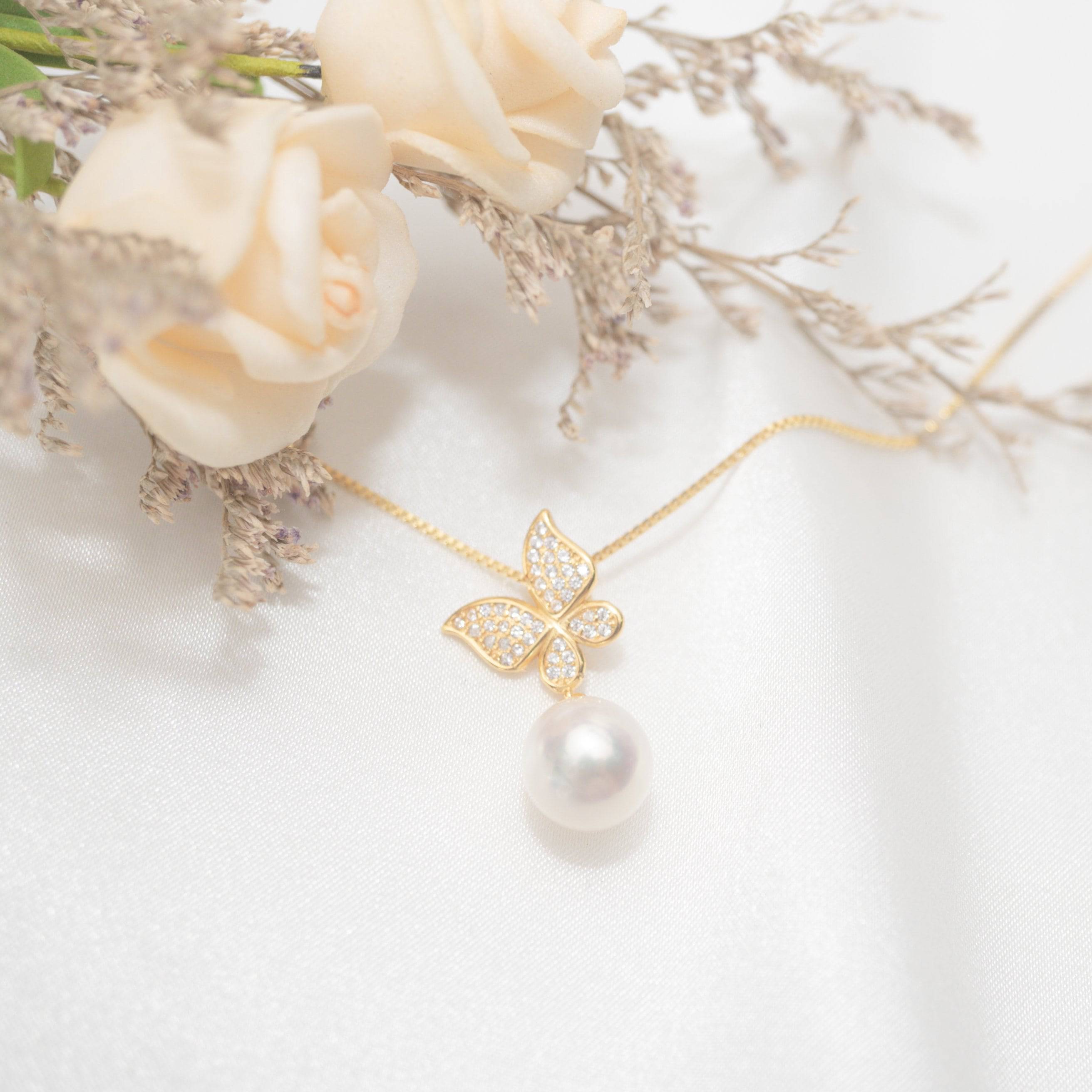 Top Grade Freshwater Pearl Necklace WN00037 | GARDENS - PEARLY LUSTRE