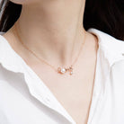 New Yorker Freshwater Pearl Love Necklace WN00088 - PEARLY LUSTRE