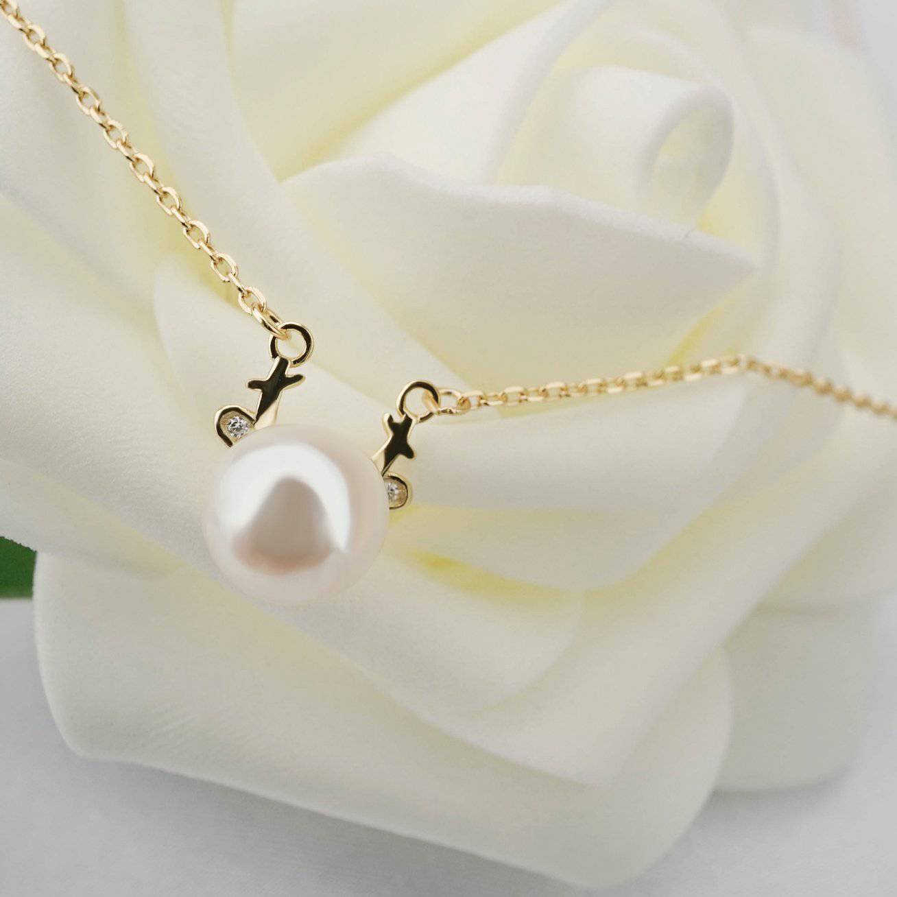 Wonderland Freshwater Pearl Necklace WN00101 - PEARLY LUSTRE