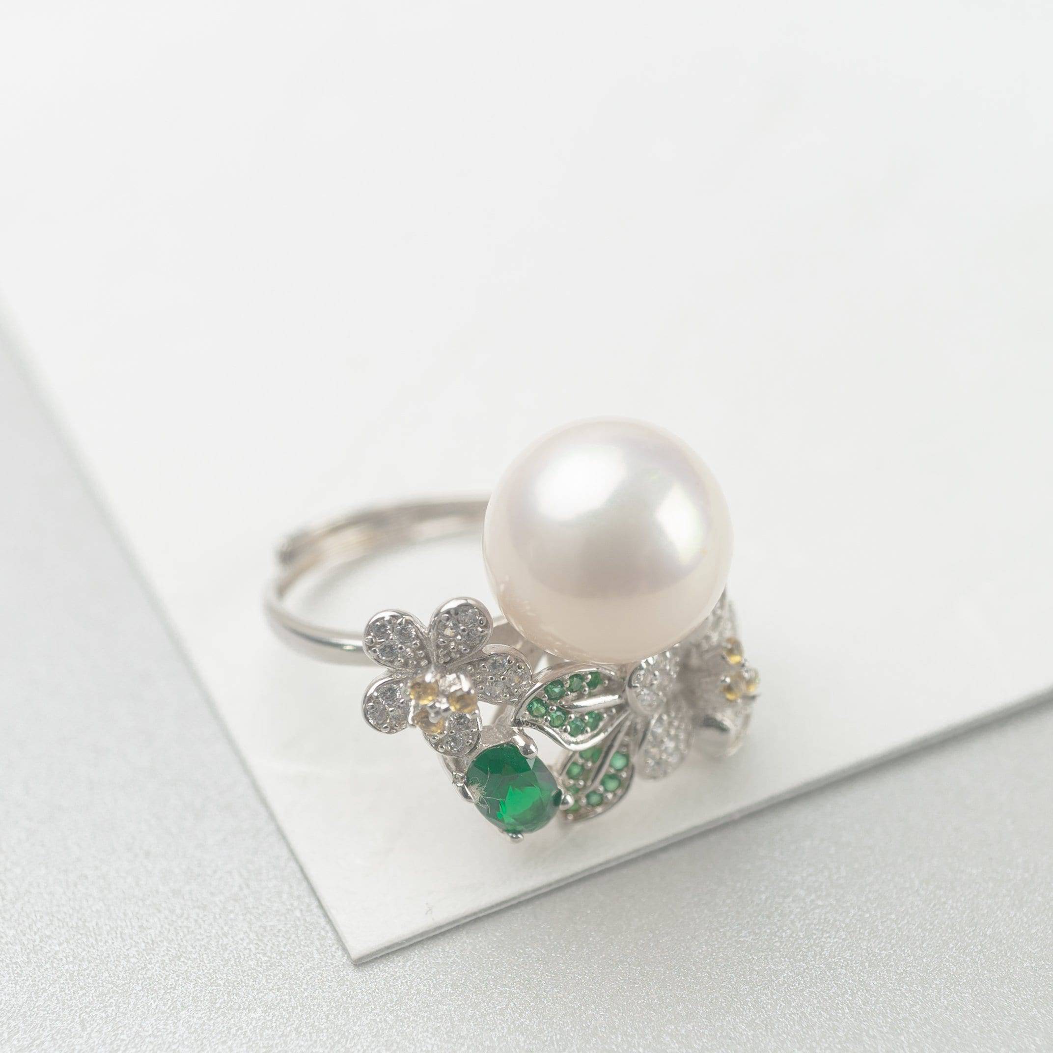 Elegant Edison Pearl Ring WR00002 | GARDENS - PEARLY LUSTRE