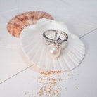 Elegant Freshwater Pearl Ring WR00008 - PEARLY LUSTRE