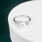 Elegant Freshwater Pearl Ring WR00011 - PEARLY LUSTRE