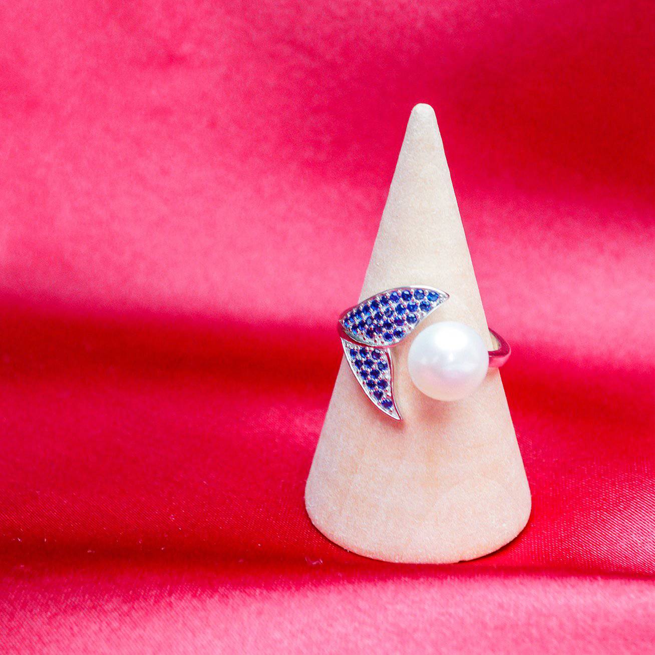 Elegant Freshwater Pearl Ring WR00021 - PEARLY LUSTRE