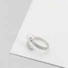 Elegant Freshwater Pearl Ring WR00023 - PEARLY LUSTRE