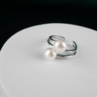 New Yorker Freshwater Pearl Ring WR00044 - PEARLY LUSTRE