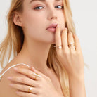 New Yorker Freshwater Pearl Ring WR00057 - PEARLY LUSTRE