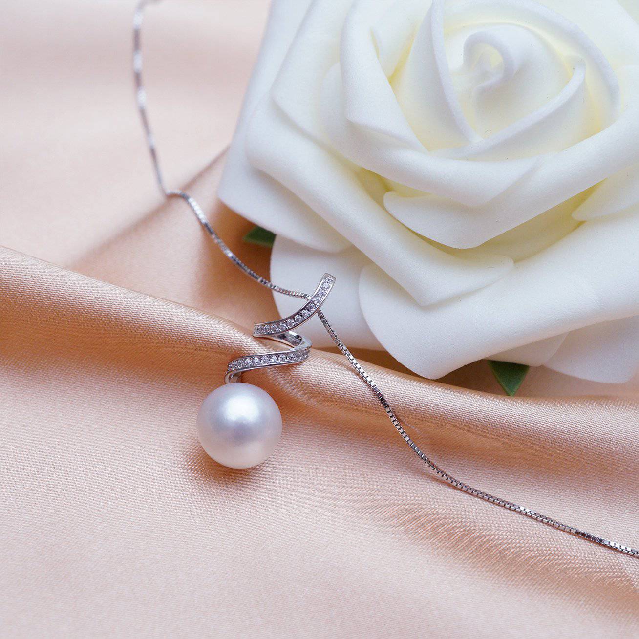 Elegant Freshwater Pearl Set WS00019 - PEARLY LUSTRE