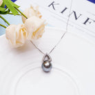 Elegant Saltwater Tahitian Pearl Set WS00007 - PEARLY LUSTRE