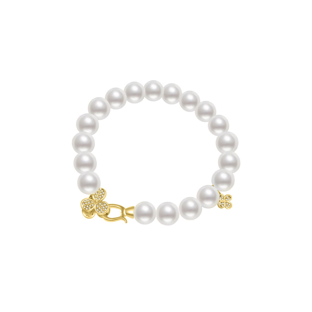 Elegant Freshwater Pearl Bracelet WB00030 | GARDENS - PEARLY LUSTRE