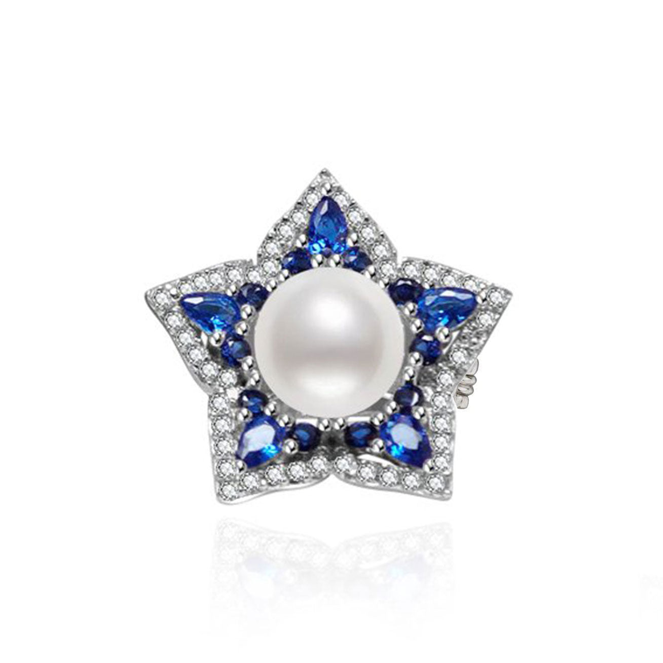 Ocean Star Freshwater Pearl Brooch WC00008 - PEARLY LUSTRE