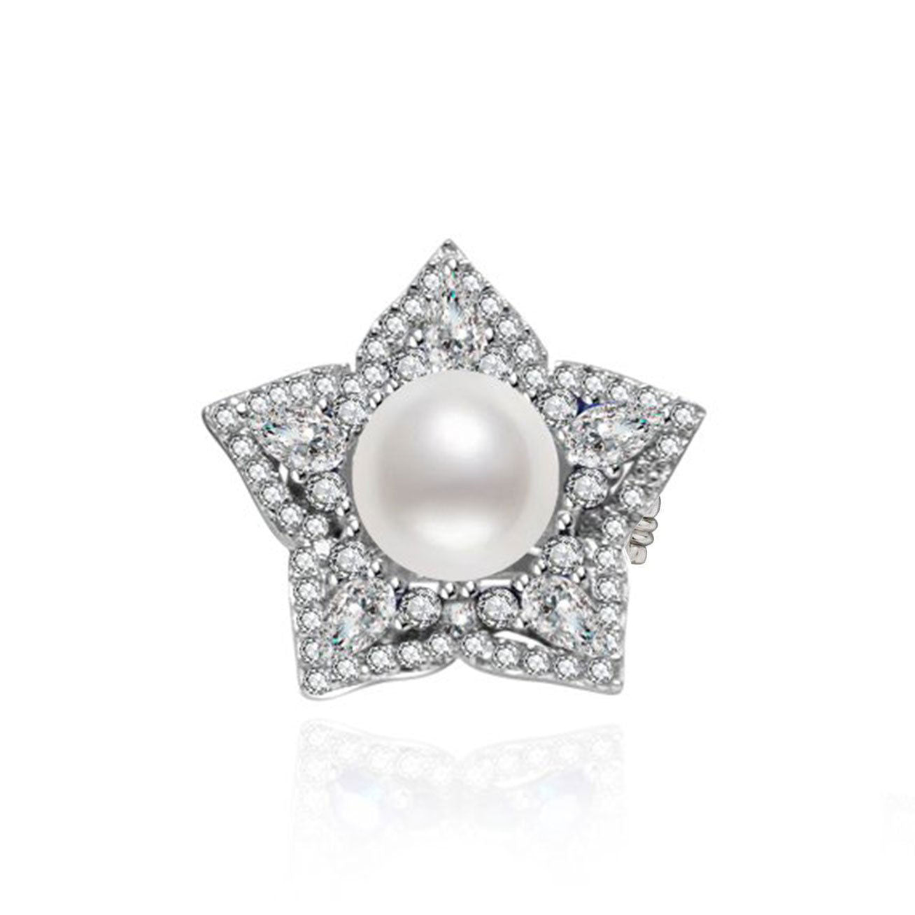 Ocean Star Freshwater Pearl Brooch WC00009 - PEARLY LUSTRE