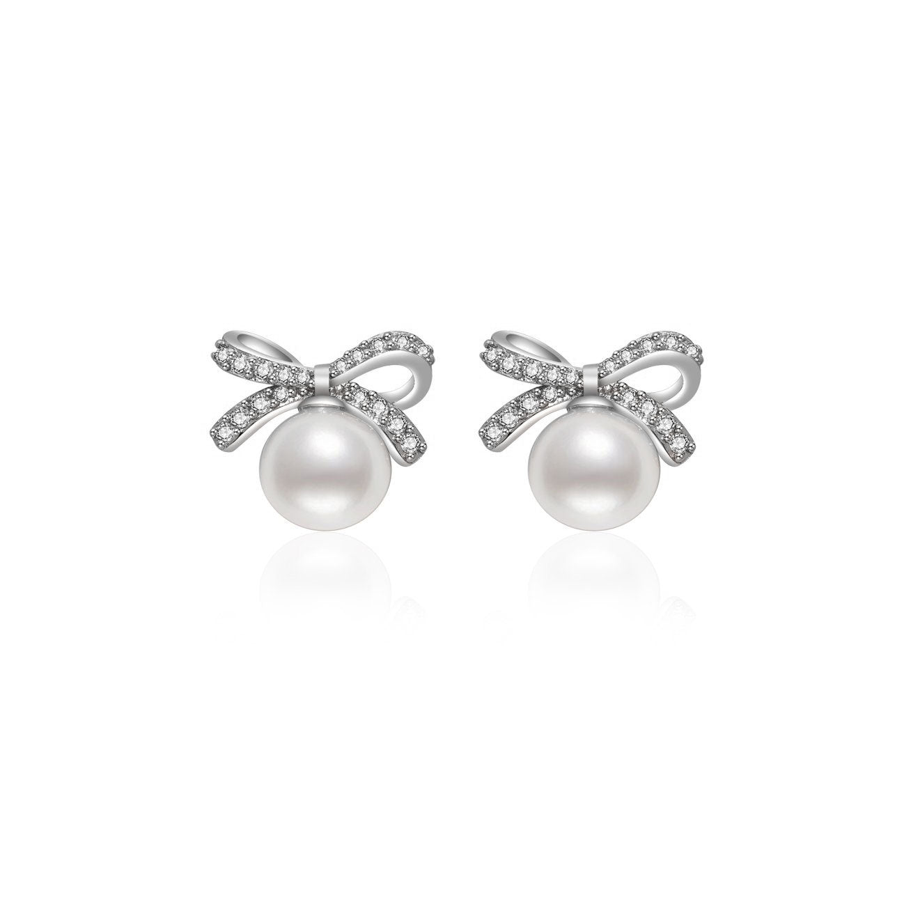 Elegant Freshwater Pearl Earrings WE00064 - PEARLY LUSTRE