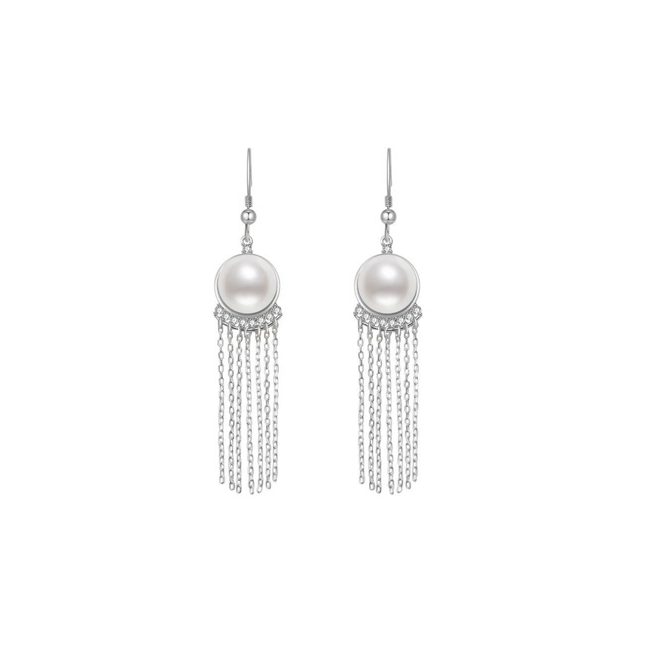 New Yorker Freshwater Pearl Earrings WE00148 - PEARLY LUSTRE