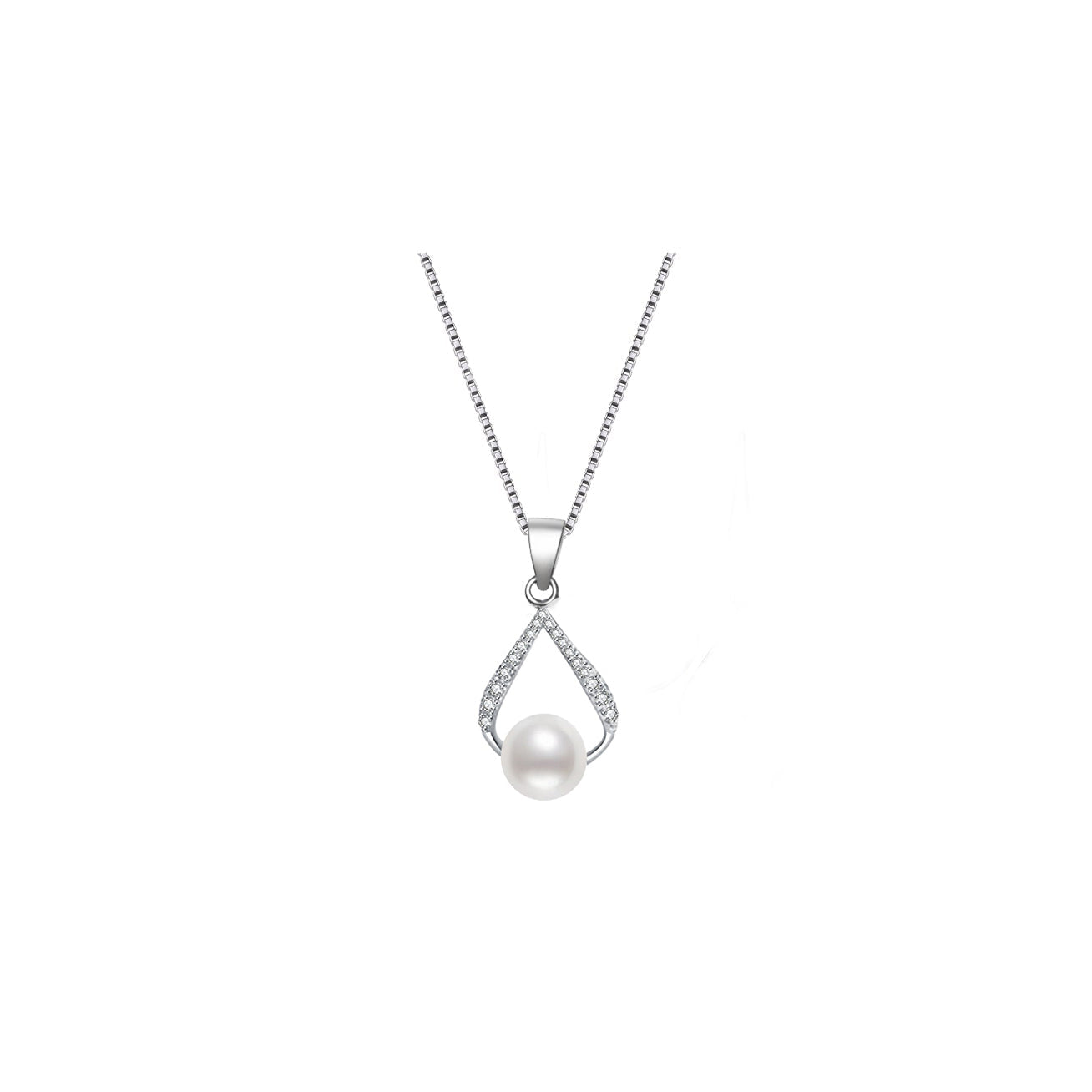 Elegant Freshwater Pearl Necklace WN00065 - PEARLY LUSTRE